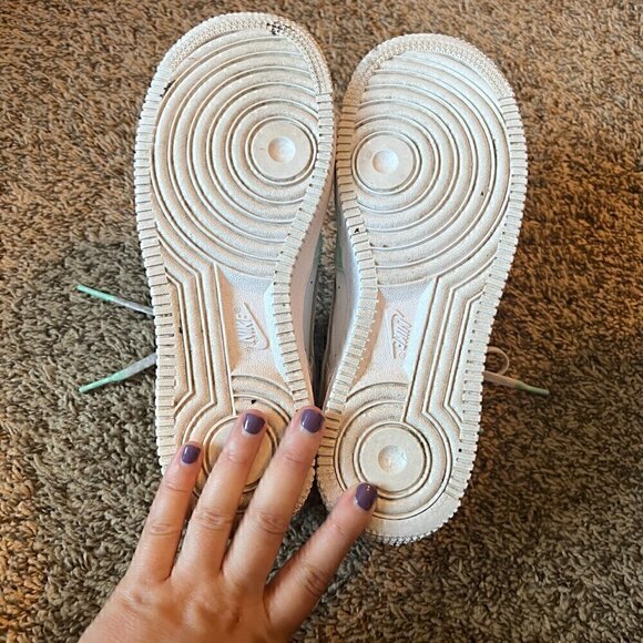 NIKE TD FORCE 1 LV8 - WHITE/ COCONUTMILK/ MINTFOAM - Picture 5 of 7